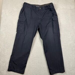 5.11 Tactical Series Mens Cargo Pants‎ Workwear Casual Relaxed Fit Blue
